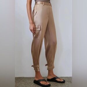 Babaton Aritzia Refined Cargo Pant Bronze